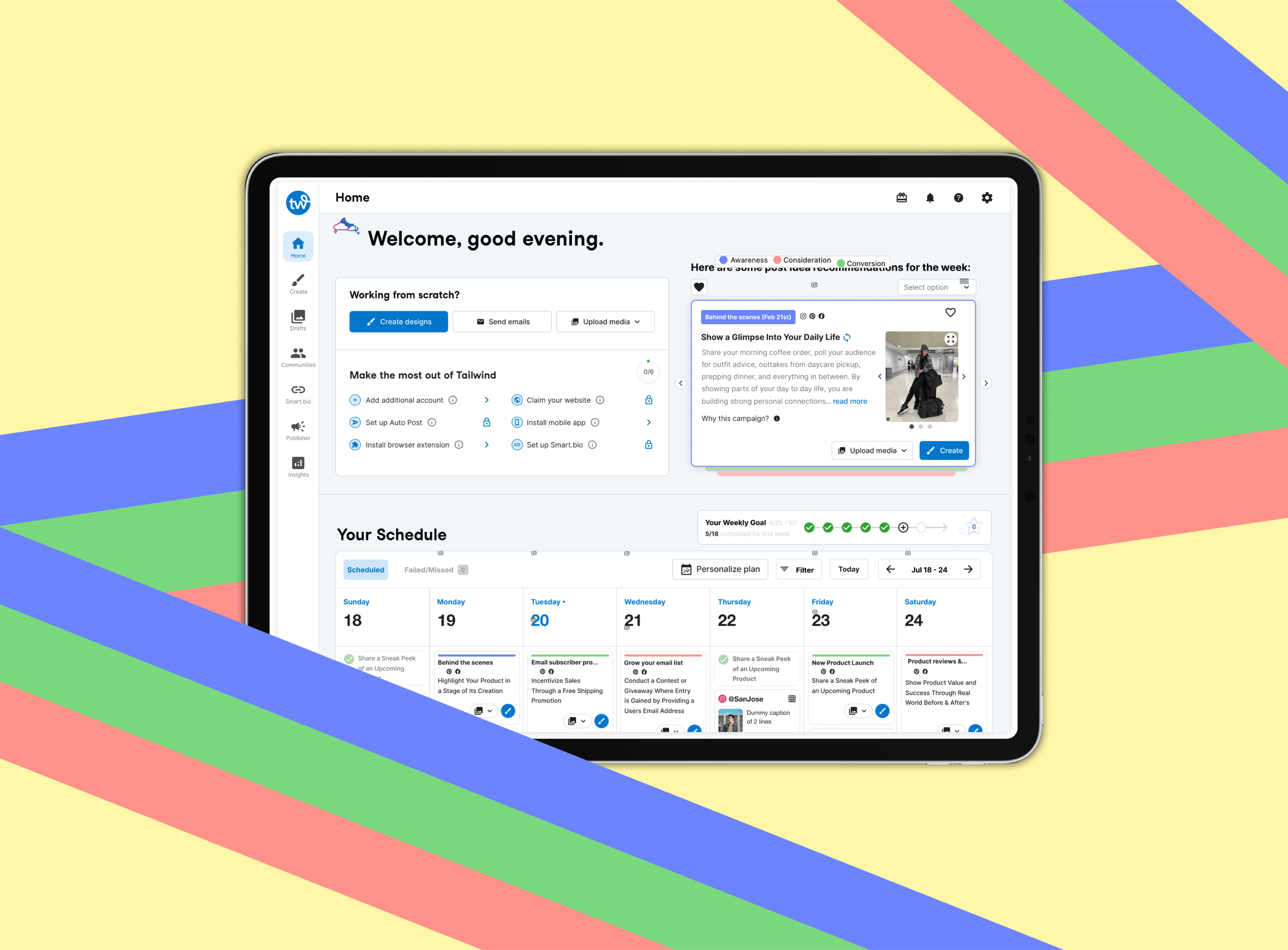 Tailwind Copilot marketing assistant