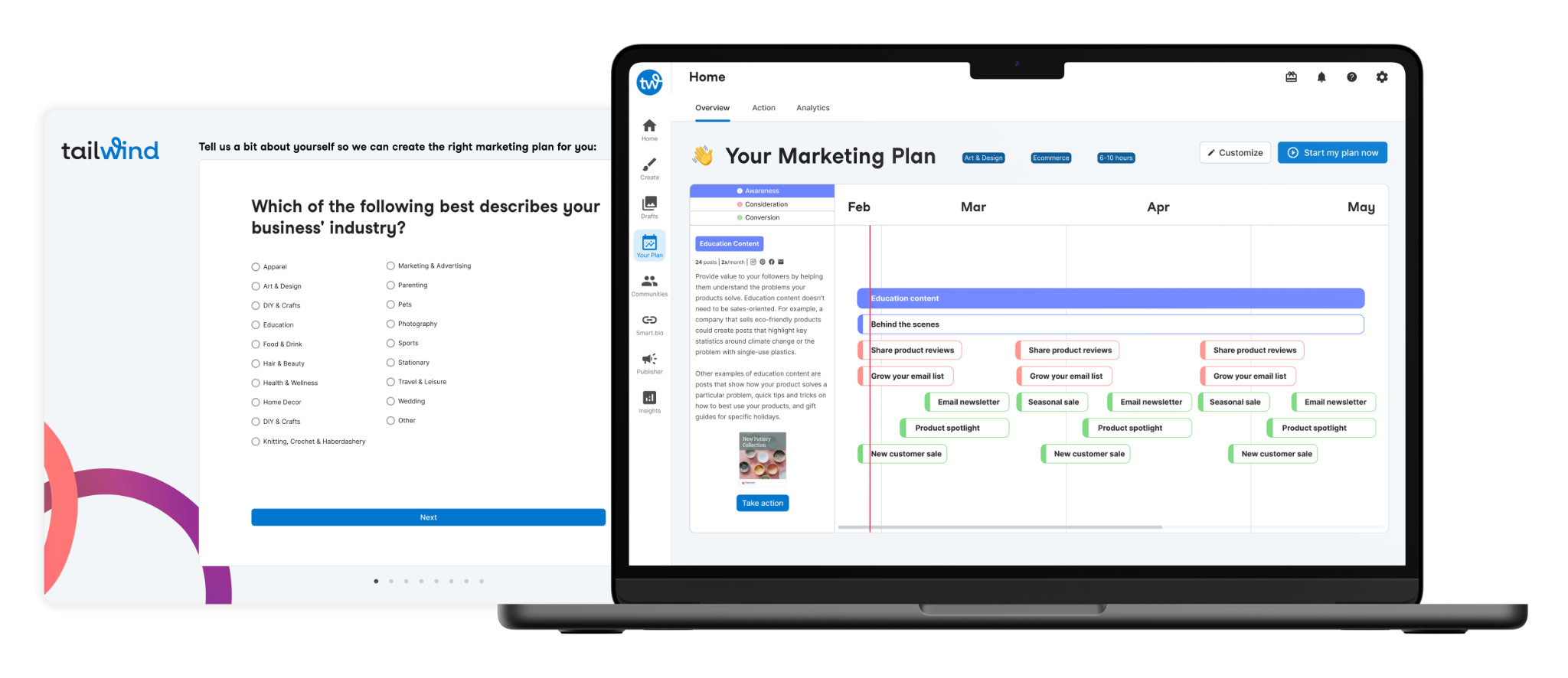 Copilot personalized plan overview